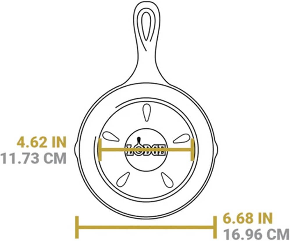 Lodge 6.5" Cast Iron Smoker Skillet