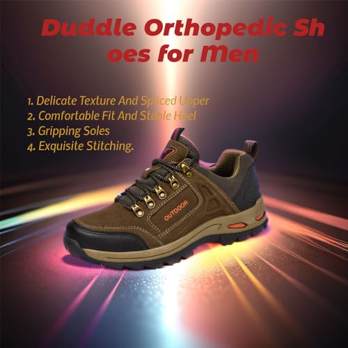 ZJQ Duddle Orthopedic Shoes for Men, Dudlle Mens Breathable Lightweight Arch Support Sneacks for Mountaineering Outdoor Hiking3