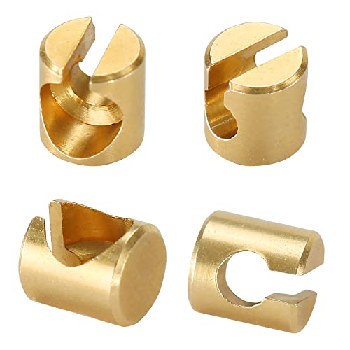 Image of Throttle Cable Ferrules End Joint Guide Nut for Harley883 1200,5Pack | For Harley FLHR Road King 1996-2006,FXDF Fat Bob 2009-2017. OEM 5650876, carburetor cable replacement part