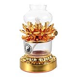 Petite lampe à huile rétro : elle peut servir de décoration d'ambiance pour le nouvel an, un anniversaire, une cérémonie religieuse, etc. lampes à huile vintage