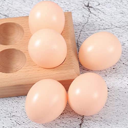 DIY Pintura Ovos de Páscoa de Plástico: 50Pcs Ovos Falsos de Galinha de Ovos Brinquedos Inacabada pa