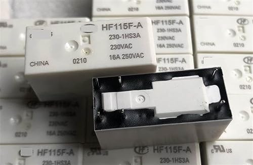 HF115F-A 230-1HS3A relé de alta capacidad con bobina de 230VAC y resistencia térmica de 16A