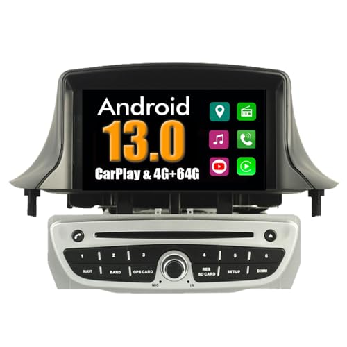 RoverOne Octa-Core Android Système 7 Pouces Lecteur DVD de Voiture pour Renault Mégane 3 III Fluence avec autoradio Navigation GPS Radio stéréo Bluetooth...