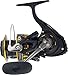 Daiwa BG4000 BG Saltwater Spinning Reel, 4000, 5.7: 1 Gear Ratio, 6+1 Bearings, 39.90' Retrieve Rate, 17.60 lb Max Drag, black/gold