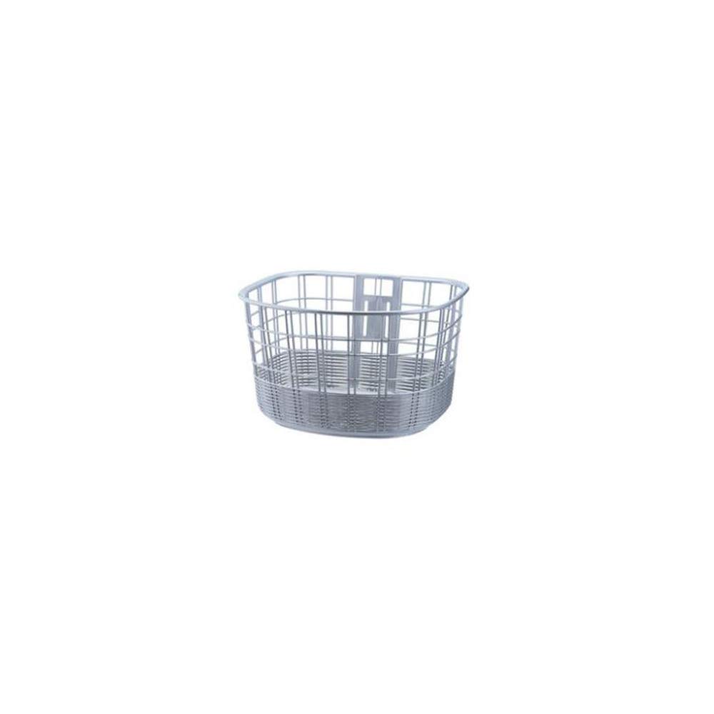 Panier de vélo gris REY G pour bicyclette et vélo électrique avant