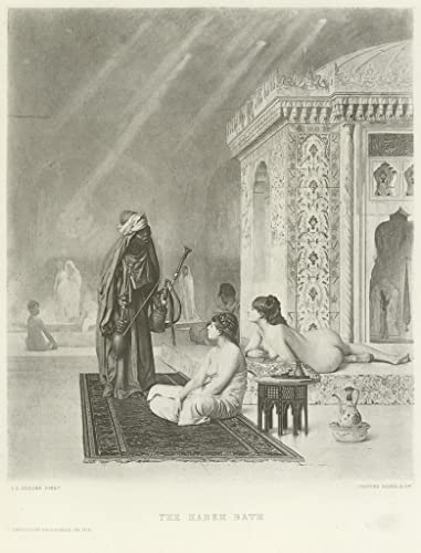 Toile Le Bain du Harem Gérôme pour Habiller un Grand Mur Vide