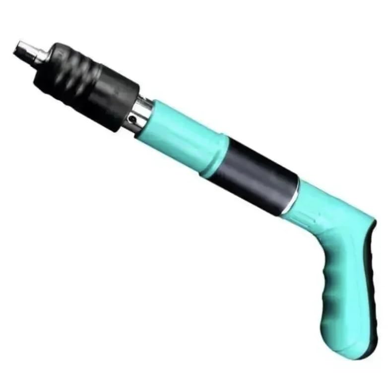Pistola grapadora con 20 clavos redondos, mini clavador manual para hormigón y hierro, herramienta para remachar las paredes, portátil Nail Gun con gafas de protección, para fijar clavos