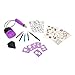 Temporary Tattoos for Girls and Boys – Glow Yeah Temporary Tattoo Play Design Kit with Refill Pack 2 and Vibrating Pen and Glow in Dark designs - Great gift or art activity kit for kids!