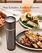 Pepper Grinder Manual – Hotqilin Adjustable Pepper Mill Grinder with 60+ Coarseness Settings, All Metal Design, High Output, Mess-Free Refillable, Heavy Duty