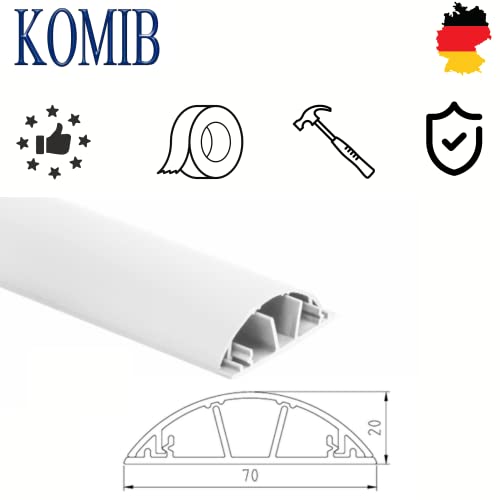 KOMIB - 2 canali da pavimento semicircolari da 1