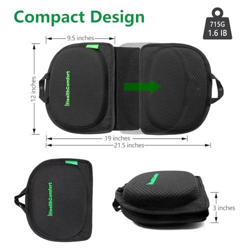 Foldable seat cushion