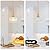 Vintage Pendant Light Set of 2, Brushed Gold Pendant Lights Kitchen Island with Clear Glass, Brass Kitchen Island Light Adjustable Hanging Light for Entrance Living Room Bathroom Dining Room Hallway