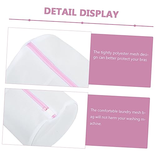 Malla de lavandería para ropa interior PRETYZOOM bolsas cilíndricas lavadora 4