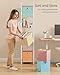 SONGMICS Storage Cubes, Set of 6 Foldable Storage Boxes, 10.2 x 10.2 x 11 Inches, Closet Organizers for Shelf, Rainbow Storage Bins, Colorful Fabric Bins for Bedroom, Living Room URFB226X01