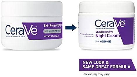 Skin Renewing Night Cream, Niacinamide, Peptide