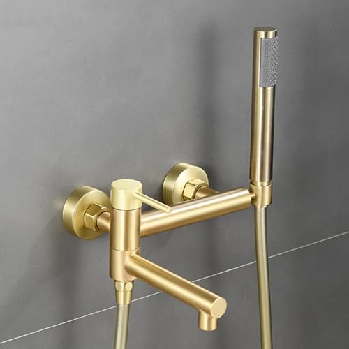 Robinets de baignoire avec mitigeur de douche anti-calcaire pour remplacer un vieux robinet