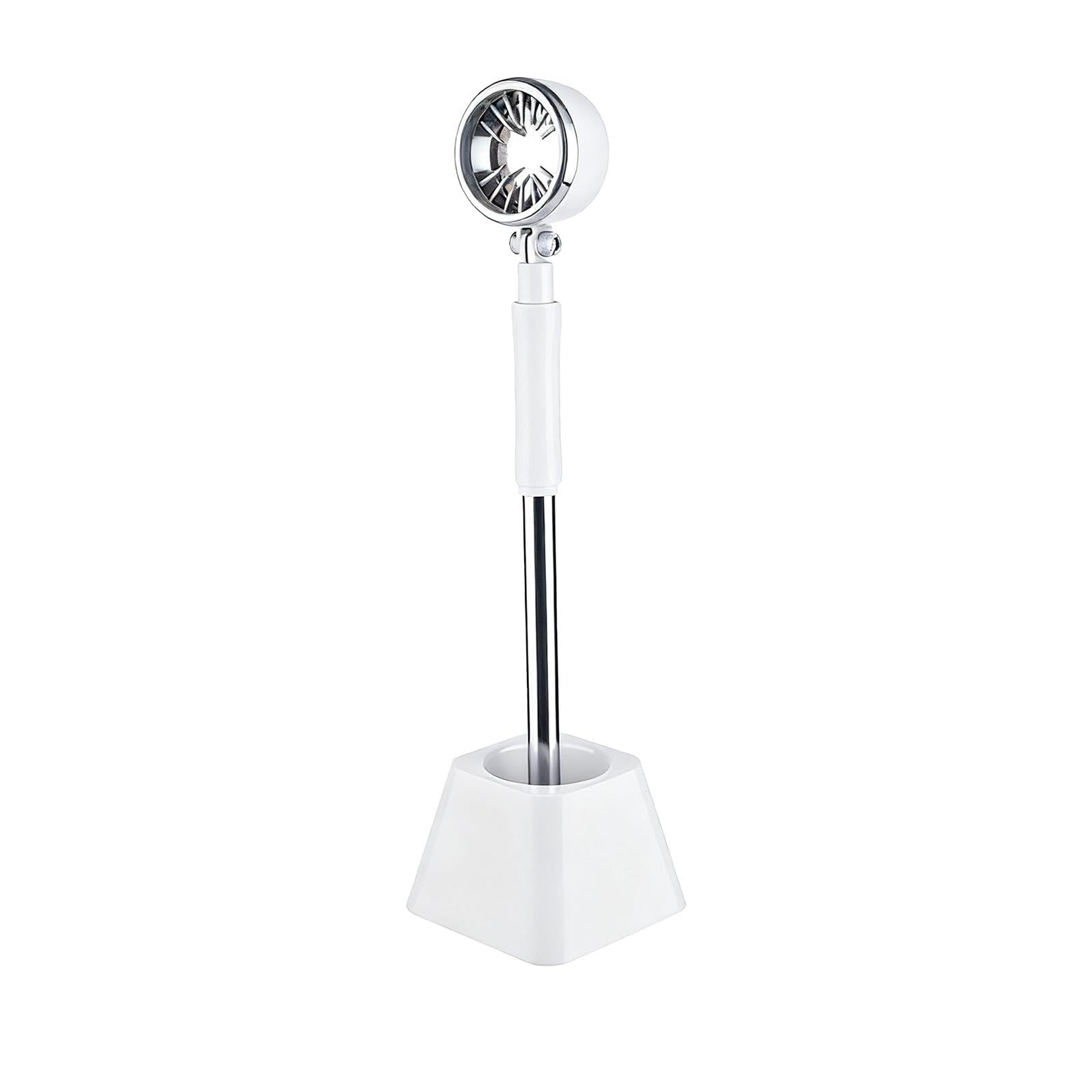 Soporte para Secador de Pelo de Mascotas, Accesorios de Peluquería para Esteticistas, Base Estable, Resistente Y Flexible para El Cuidado de Mascotas, Blanco