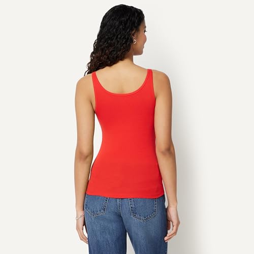 Image of Amazon Essentials Women's Slim-Fit Thin Strap Tank Top, Pack of 2