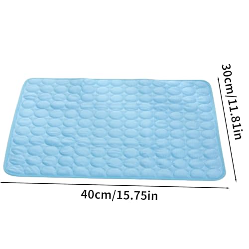 Tapis rafraîchissant pour animaux petit modèle tapis de refroidissement bleu - 4
