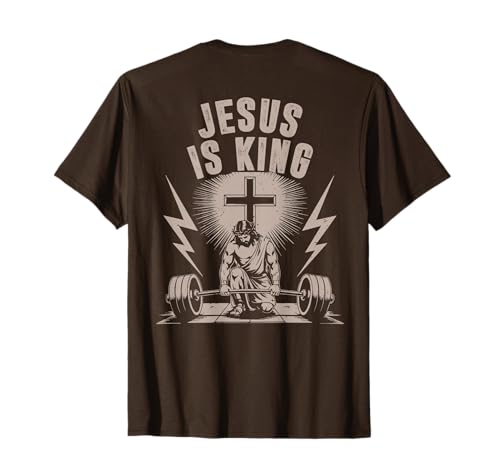 Jesus is King Cross T-Shirt for Men