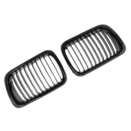 Rejilla de riñón delantera para Serie 3 E36 Facelift (1997-1999) en acabado negro mate y brillante