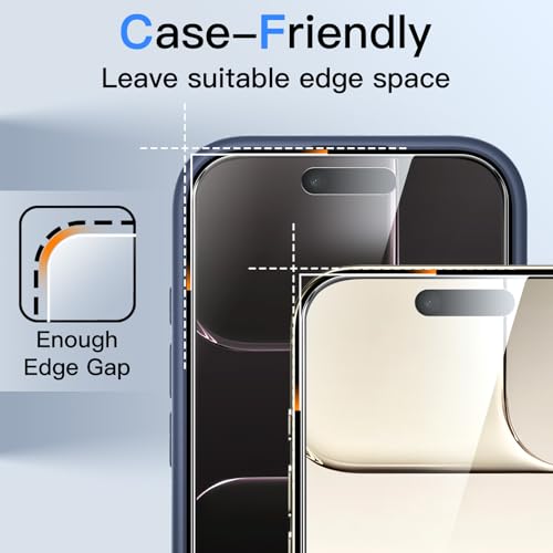 Image of Mr.Shield 360 True Privacy Screen Protector Tempered Glass Guard for iPhone 17 Air, 4-Way Anti-Spy with Easy Installation Kit, 9H Hardness, 3D Curved Edges, Case-Friendly