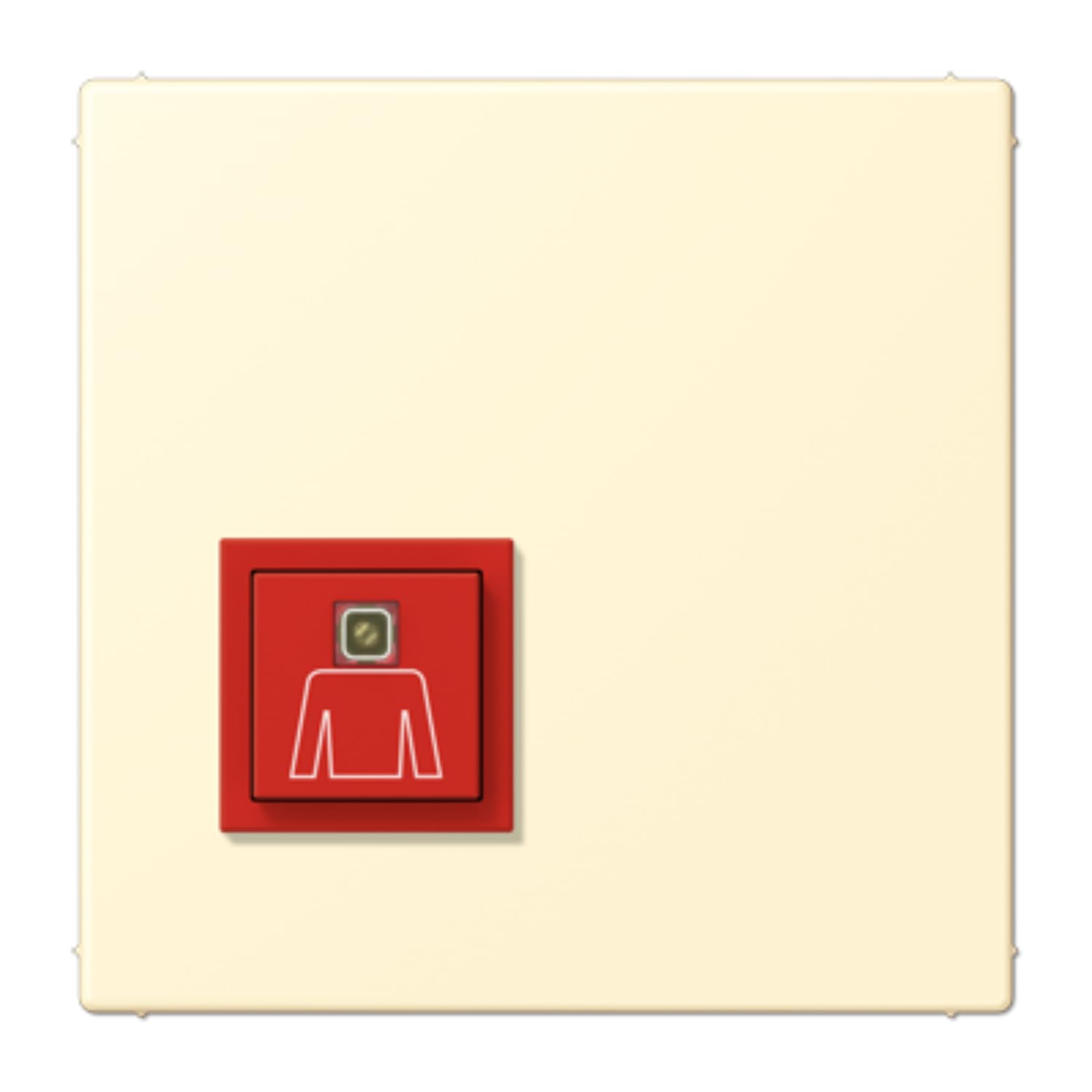 Bouton d'appel d'urgence LC32001 JUNG NRSLC0834RT201 déclencheur alerte mural