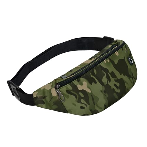Fanny Packs for Men and Women, Water Repellent Sports Waist Pack Bag for Travel Hiking Running Hands-free Wallets, Easy Carry Any Phone