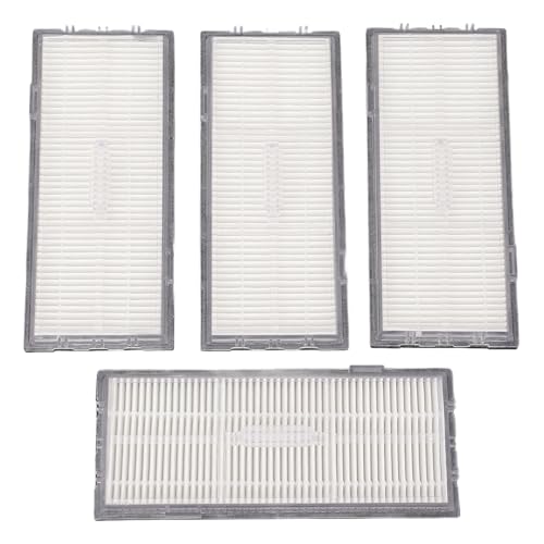 4 Pcs Robot Vacuum Cleaner Filter High Efficiency Particle Air Filtration Filter Premium ABS Material Durable Easy to Install Replacement Parts for S7+ S7 T7S T7 Plus Robot Vacuum Cleaner