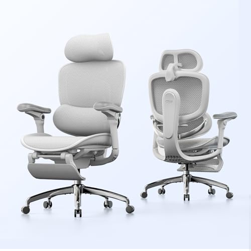 Migliori sedie ergonomiche ufficio SIHOO Doro C300ProV2 Sedia Ufficio Ergonómica,Supporto Adattivo,Poggiapiedi
