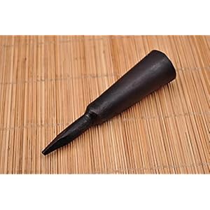 Bergstockspitze Handverarbeitet Carbon Stahl 1095 4297, Schwarz