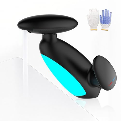 Smart Bathroom Faucet with Pull-Out Sprayer, 4 Modes Bathroom Faucet