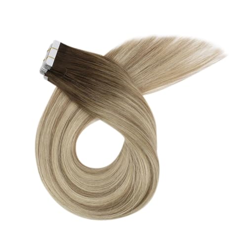 Extensions à ruban adhésif en vrais cheveux humains lisses pour un volume invisible premium