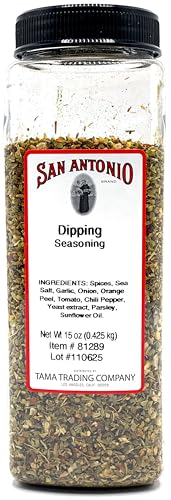 San Antonio Brand 15 Ounce Premium Olive Oil Dipping Spices,