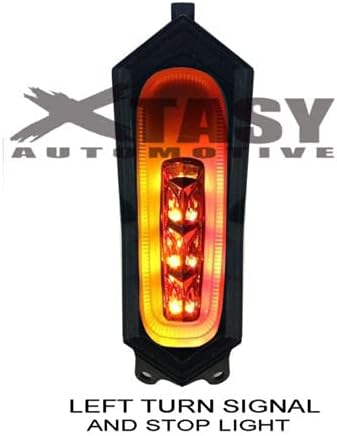 compatible with Yamaha R7 YZF-R7 YEAR 22, 23, 2022, 2023 Intergrated LED Smoke tail lgith 100% Plug & Play