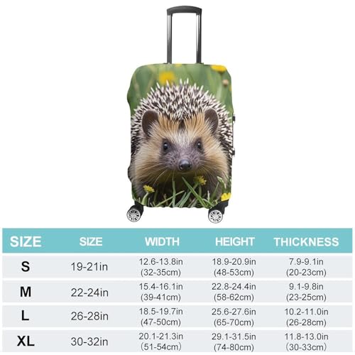 Travel Luggage Cover Suitcase Protector Hedgehog Elastic Washable Suitcase Cover Anti-scratch Spandex Baggage Covers Fits 18-32 Inch Luggage2