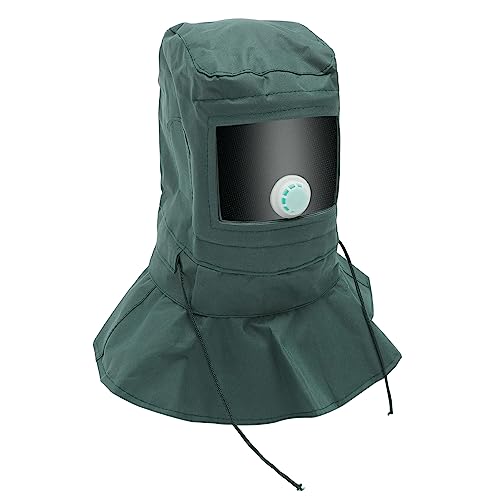 Didiseaon Sandblasting Protective Hood Mask Shawl for Dust Safety Breathable Lightweight Design for Industrial Use Comfortable Face Protection for Men and Women for Fertilizer Plants