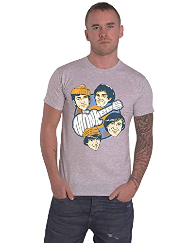 T-shirt The Monkees au design de logo vinyle original en taille XL