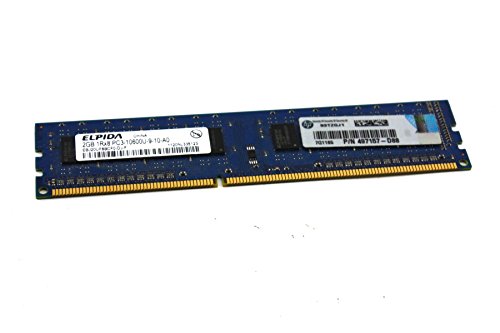 Genuine Elpida EBJ20UF8BCF0-DJ-F Computer Memory 2GB 1Rx8 PC3-10600 497157-D88