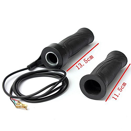 Manopole Della Manopola Del Manubrio Della Bici Dei Motorini Elettrici Neri Di 12V 24V 36V 48V