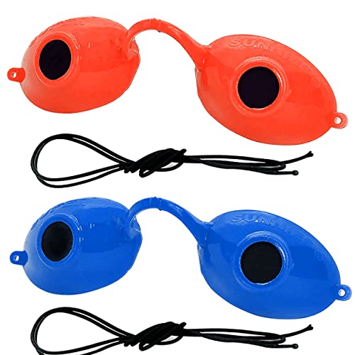 Super Sunnies Indoor Tanning Bed Eye UV Protection Glasses Goggle...