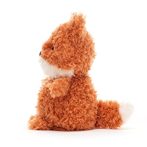 Image of Jellycat Little Fox Stuffed Animal, 7 inches - Woodland Plush Toy - Classic Children's Gift