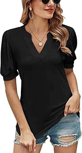 2022 Amazon Summer Casual V-neck Loose T-shirt Review