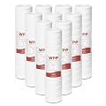 SimPure 20 x 4.5 Inch 5 Micron String Wound Sediment Water Filter Cartridge, Whole House Sediment Well Water Filter Replacement, Fits DB20P DB20P-3 (10 Pack)