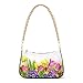 OTVEE Spring Summer Colorful Tulip Flowers Small Shoulder Bags for Women Handbags Mini Clutch Purse with Zipper