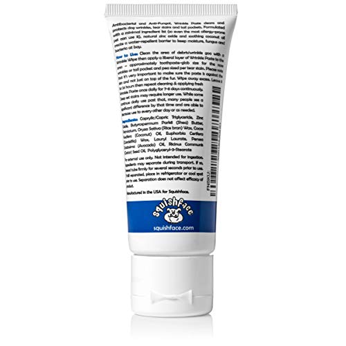 Squishface Wrinkle Paste - Bulldog, French Bulldog, Pug, English Bulldog – Cleans Wrinkles, Tear Stain, Tail Pockets… - Image 3