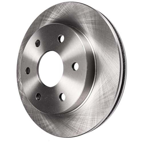 Image of Detroit Axle - Front Brake Kit for 2007-2010 Hyundai Entourage, 2006-2014 Kia Sedona Replacement Brake Rotors Ceramic Brakes Pads