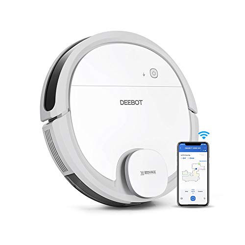 【掃除・水拭き両用】ECOVACS(エコバックス）DEEBOT OZMO 901 ロボット掃除機 マッピング機能 バーチャルウォール 拭き掃除 強力吸引 除菌率99.26% フローリング/畳/カーペット掃除 マホ連動 Alexa対応 ホワイト ECOVACS直営店限定2年保証