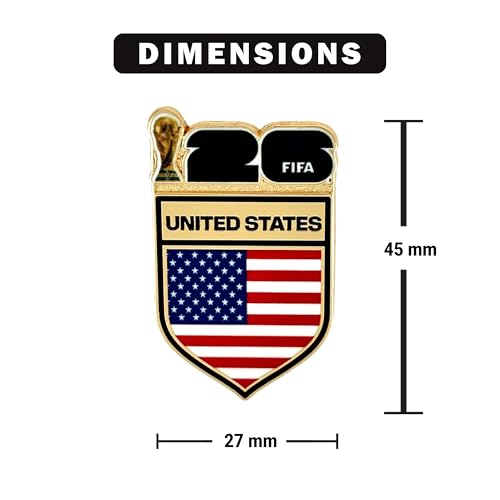 Image of FIFA World Cup Tournament Logo Magnet - Officially Licensed FIFA World Cup Magnet - Vibrant Host City Design - Durable Strong Hold - Perfect for Fridges, Lockers & Collectors
