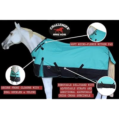 Challenger 1200D Turnout Rain Horse Sheet Light Winter Blanket Gusset 367